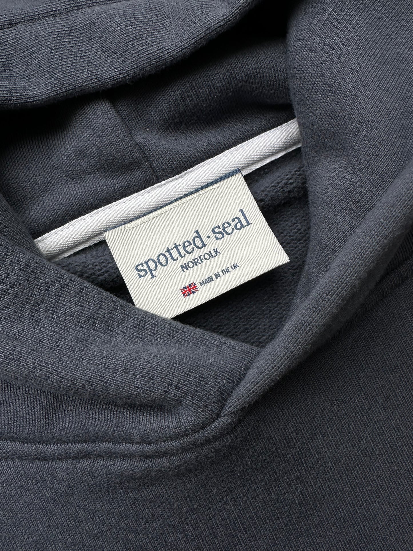 Oversized spotted-seal hoodie